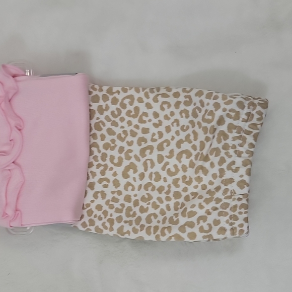 Just One You by Carter's Leopard and Pink 2 Pack Pants - Picture 2 of 5